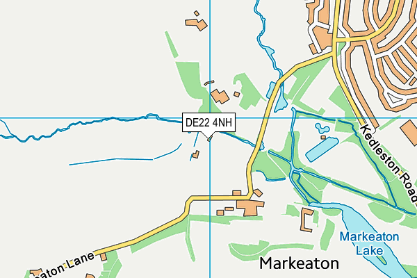 DE22 4NH map - OS VectorMap District (Ordnance Survey)
