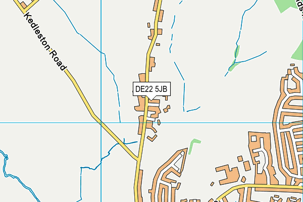 DE22 5JB map - OS VectorMap District (Ordnance Survey)