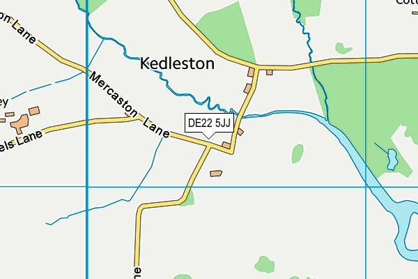 DE22 5JJ map - OS VectorMap District (Ordnance Survey)