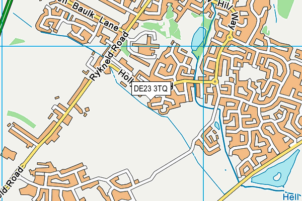 DE23 3TQ map - OS VectorMap District (Ordnance Survey)