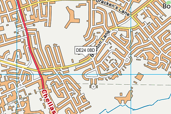 Boulton Lane Park map (DE24 0BD) - OS VectorMap District (Ordnance Survey)
