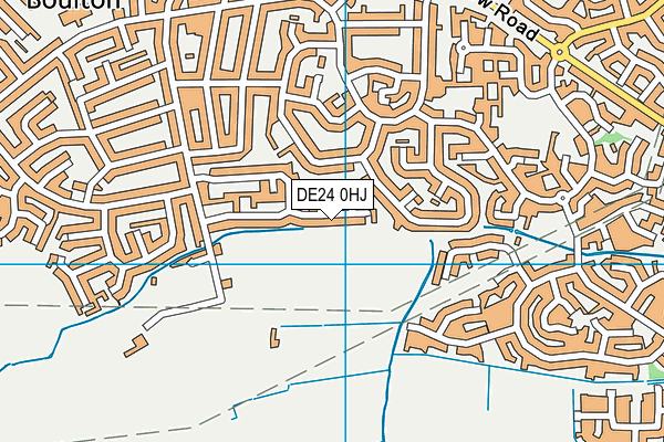 DE24 0HJ map - OS VectorMap District (Ordnance Survey)