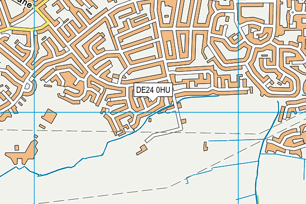 DE24 0HU map - OS VectorMap District (Ordnance Survey)