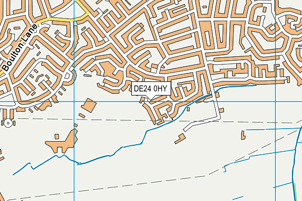 DE24 0HY map - OS VectorMap District (Ordnance Survey)