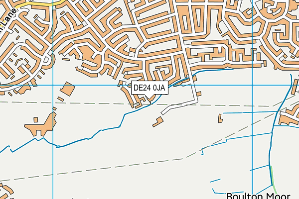DE24 0JA map - OS VectorMap District (Ordnance Survey)