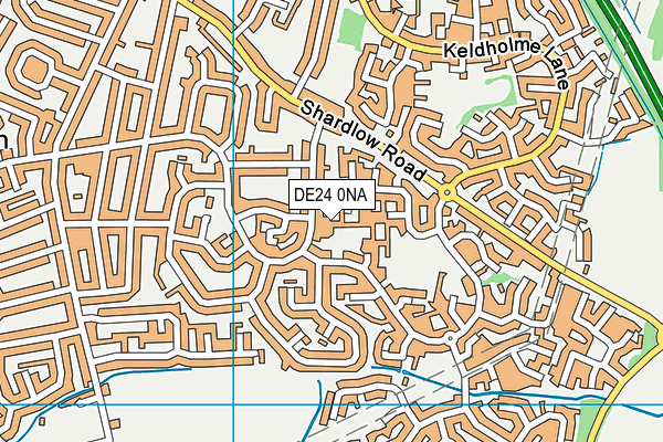 DE24 0NA map - OS VectorMap District (Ordnance Survey)
