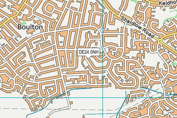 DE24 0NH map - OS VectorMap District (Ordnance Survey)