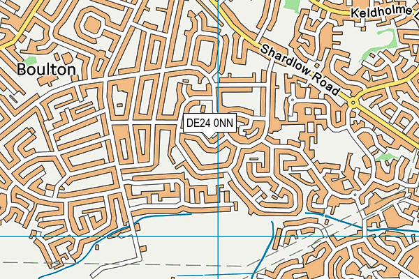 DE24 0NN map - OS VectorMap District (Ordnance Survey)