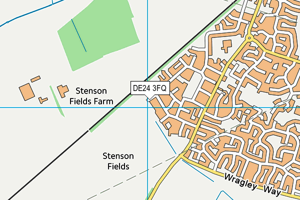 DE24 3FQ map - OS VectorMap District (Ordnance Survey)
