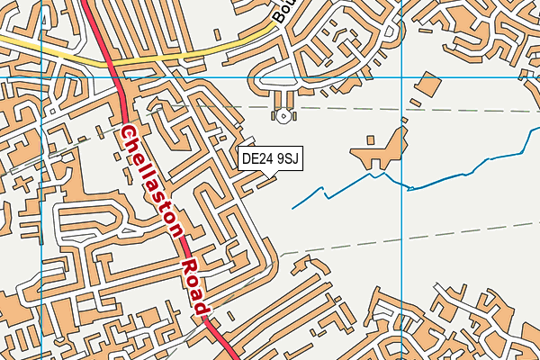 DE24 9SJ map - OS VectorMap District (Ordnance Survey)