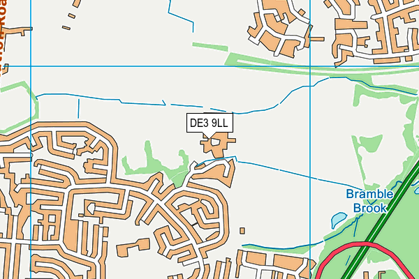Murray Park (Closed) map (DE3 9LL) - OS VectorMap District (Ordnance Survey)