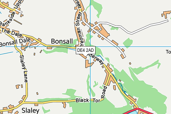 DE4 2AD map - OS VectorMap District (Ordnance Survey)