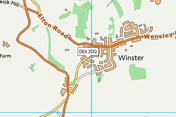DE4 2DQ map - OS VectorMap District (Ordnance Survey)