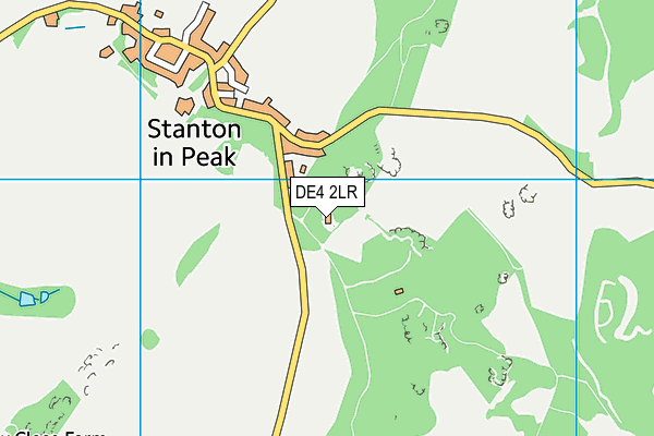 DE4 2LR map - OS VectorMap District (Ordnance Survey)