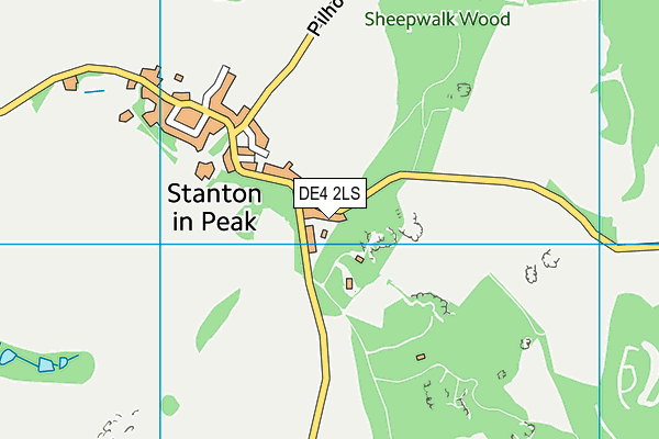 DE4 2LS map - OS VectorMap District (Ordnance Survey)