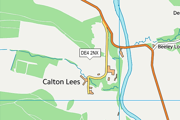 DE4 2NX map - OS VectorMap District (Ordnance Survey)