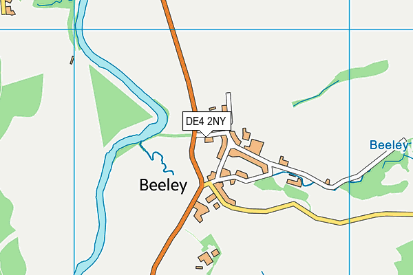DE4 2NY map - OS VectorMap District (Ordnance Survey)