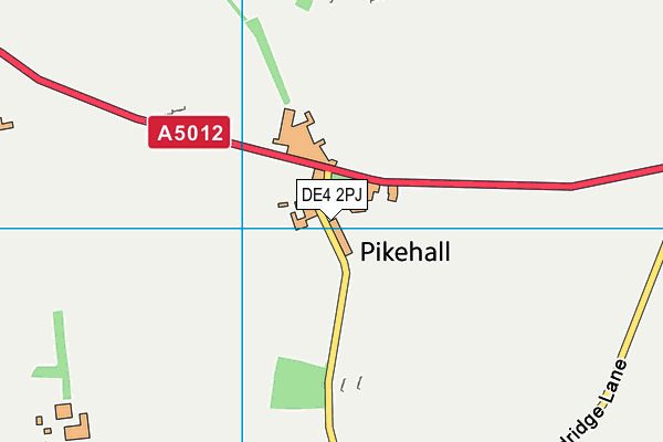 DE4 2PJ map - OS VectorMap District (Ordnance Survey)