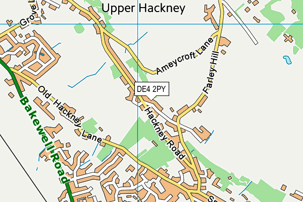 DE4 2PY map - OS VectorMap District (Ordnance Survey)