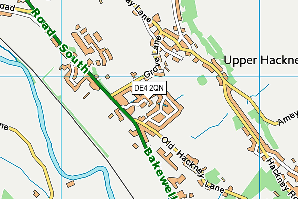 DE4 2QN map - OS VectorMap District (Ordnance Survey)