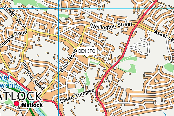 DE4 3FQ map - OS VectorMap District (Ordnance Survey)