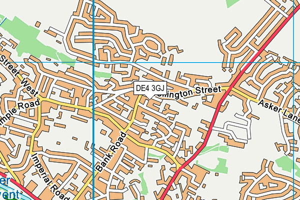 DE4 3GJ map - OS VectorMap District (Ordnance Survey)