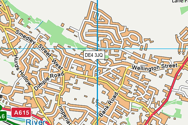 Map of R&B BUILDING SERVICES CHESTERFIELD LIMITED at district scale