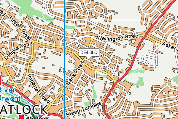 DE4 3LQ map - OS VectorMap District (Ordnance Survey)