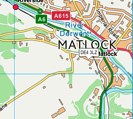 Map of MATLOCK MEADOWS LIMITED at district scale