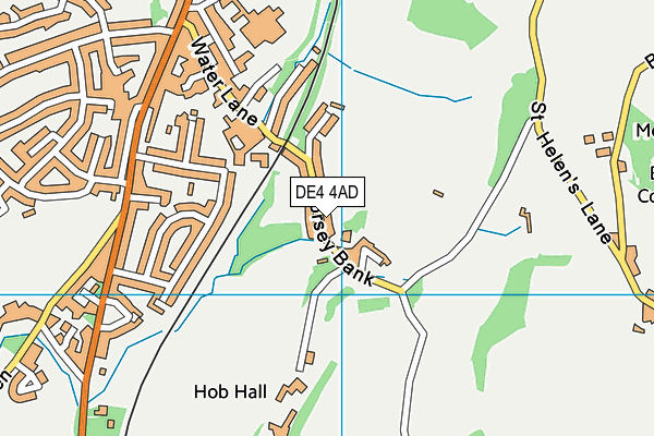 DE4 4AD map - OS VectorMap District (Ordnance Survey)