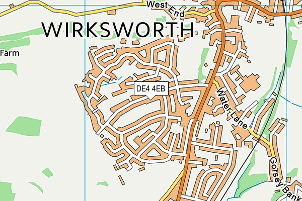 DE4 4EB map - OS VectorMap District (Ordnance Survey)