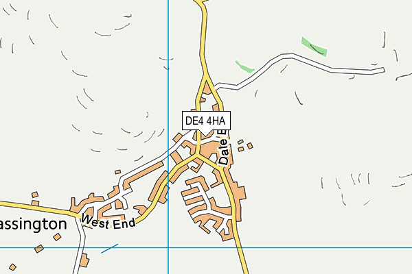 DE4 4HA map - OS VectorMap District (Ordnance Survey)