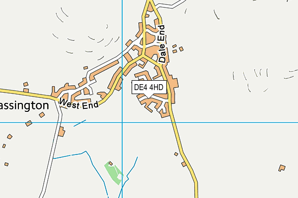 DE4 4HD map - OS VectorMap District (Ordnance Survey)