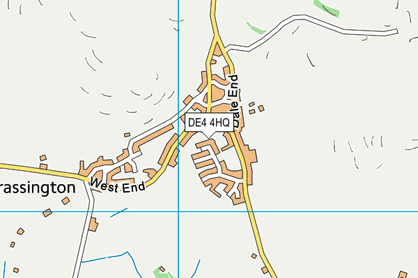 DE4 4HQ map - OS VectorMap District (Ordnance Survey)