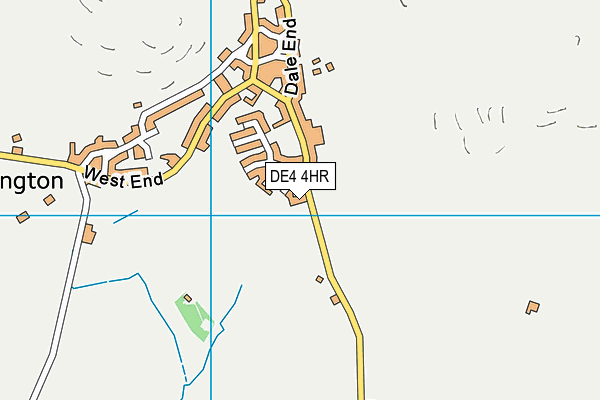 DE4 4HR map - OS VectorMap District (Ordnance Survey)