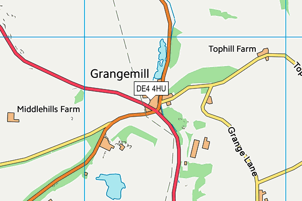 DE4 4HU map - OS VectorMap District (Ordnance Survey)