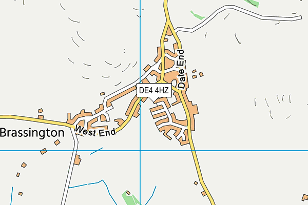 DE4 4HZ map - OS VectorMap District (Ordnance Survey)