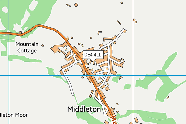 DE4 4LL map - OS VectorMap District (Ordnance Survey)