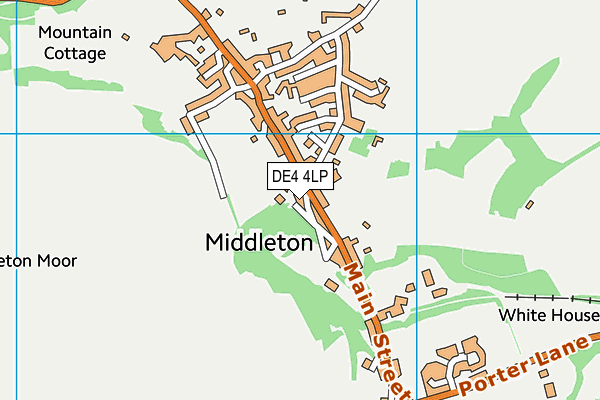 DE4 4LP map - OS VectorMap District (Ordnance Survey)