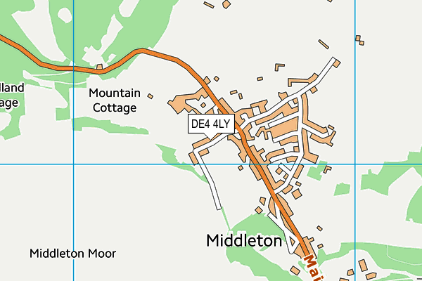 DE4 4LY map - OS VectorMap District (Ordnance Survey)