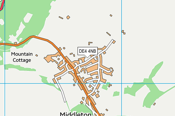 DE4 4NB map - OS VectorMap District (Ordnance Survey)