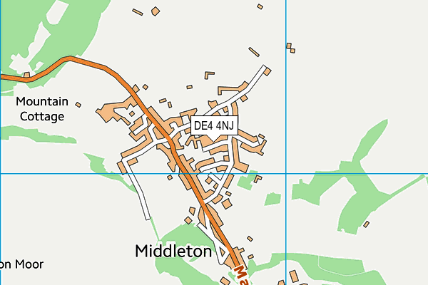 DE4 4NJ map - OS VectorMap District (Ordnance Survey)