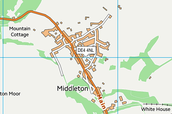 DE4 4NL map - OS VectorMap District (Ordnance Survey)