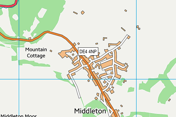 DE4 4NP map - OS VectorMap District (Ordnance Survey)