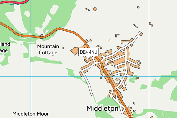 DE4 4NU map - OS VectorMap District (Ordnance Survey)