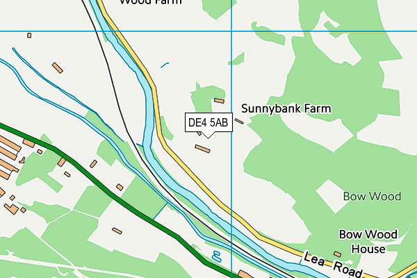 DE4 5AB map - OS VectorMap District (Ordnance Survey)