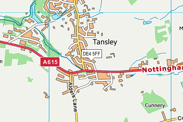 Map of IAN. STRANGE. (TANSLEY) LIMITED at district scale