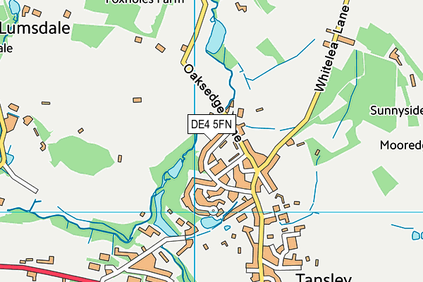 DE4 5FN map - OS VectorMap District (Ordnance Survey)