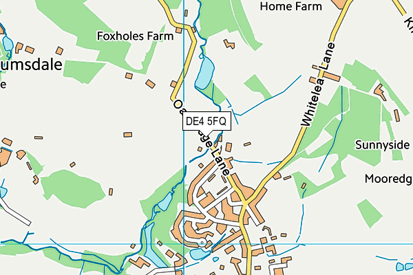 DE4 5FQ map - OS VectorMap District (Ordnance Survey)