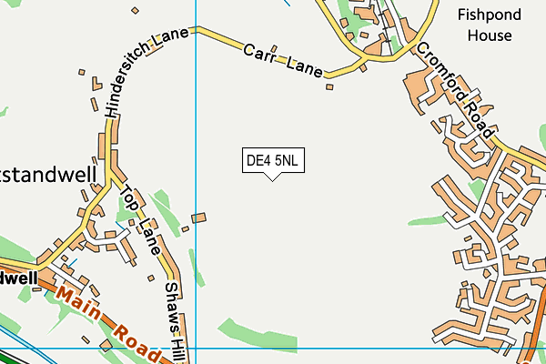 DE4 5NL map - OS VectorMap District (Ordnance Survey)